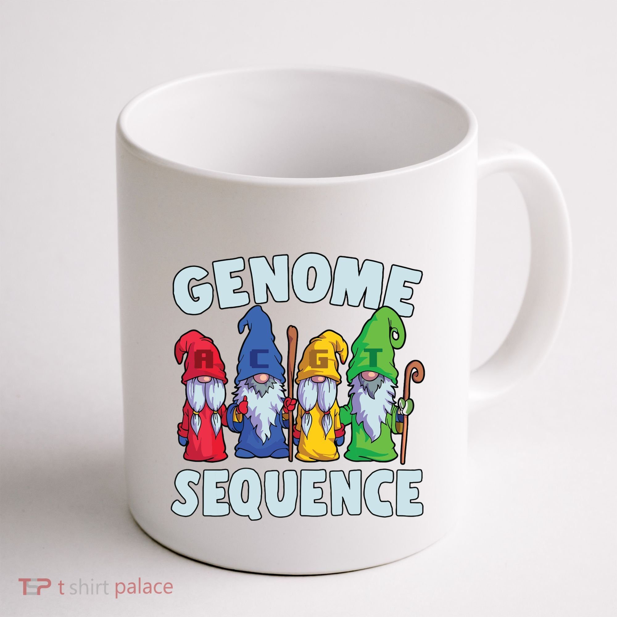Genome Sequence Funny Gnome Biology Physics Science Pun Coffee Mug