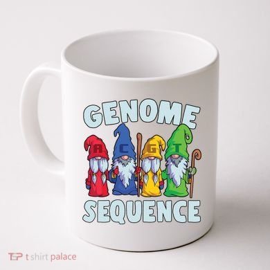 Genome Sequence Funny Gnome Biology Physics Science Pun Coffee Mug