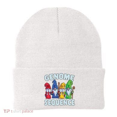 Genome Sequence Funny Gnome Biology Physics Science Pun Beanie
