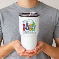 Genome Sequence Funny Gnome Biology Physics Science Pun Tumbler thumb 2