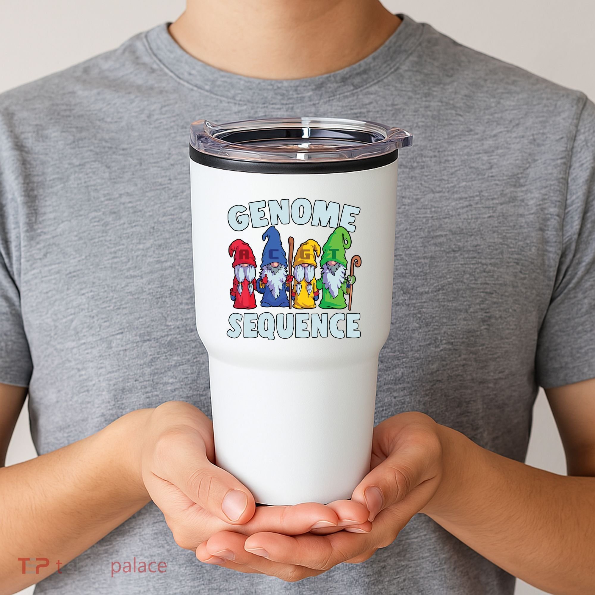 Genome Sequence Funny Gnome Biology Physics Science Pun Tumbler