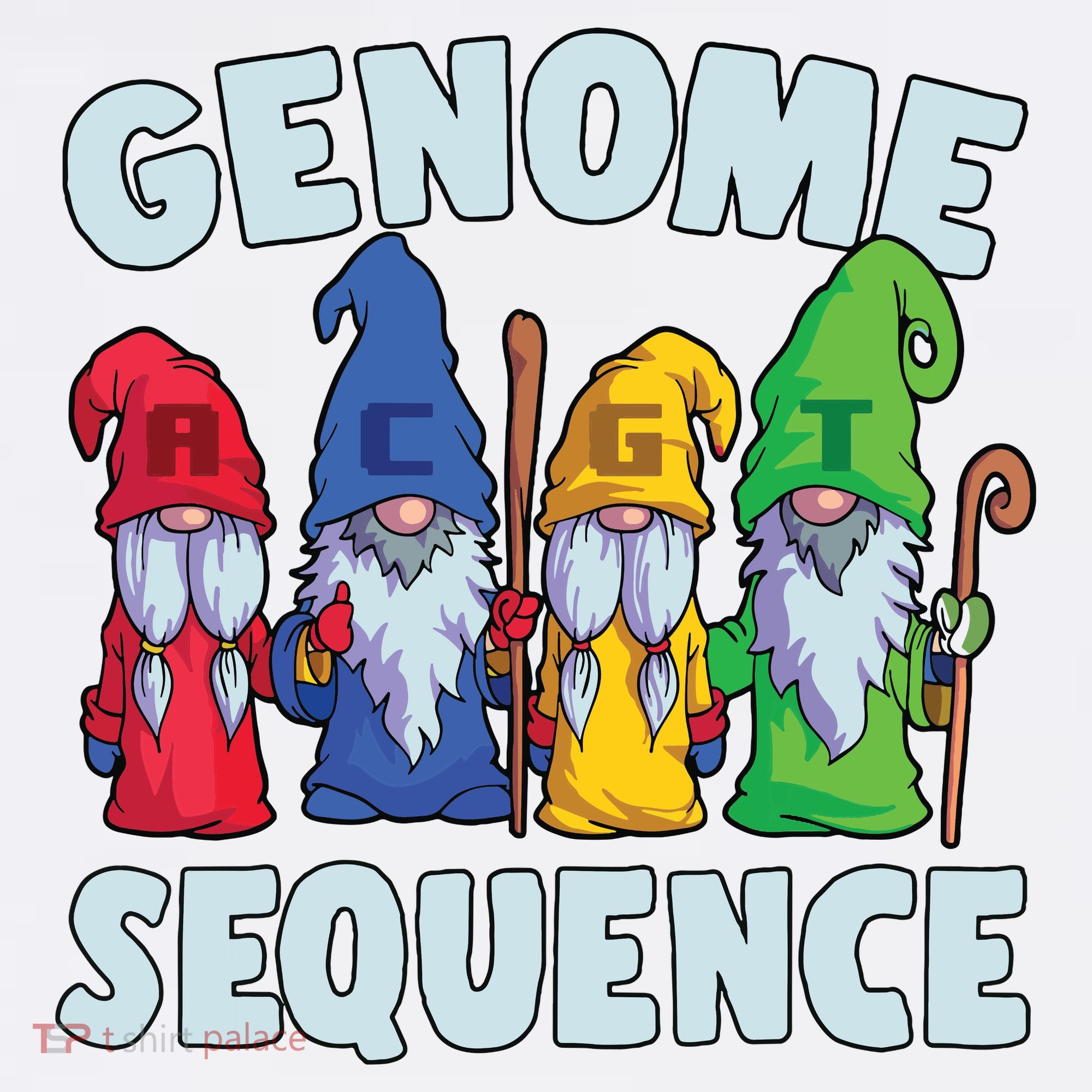 Genome Sequence Funny Gnome Biology Physics Science Pun Ornament