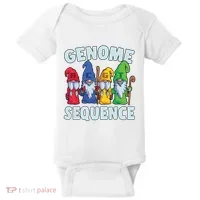 Genome Sequence Funny Gnome Biology Physics Science Pun Baby Bodysuit thumb 0