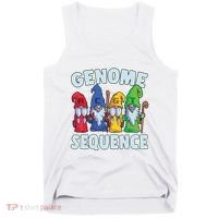 Genome Sequence Funny Gnome Biology Physics Science Pun Tank Top thumb 0