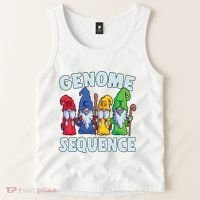 Genome Sequence Funny Gnome Biology Physics Science Pun Tank Top thumb 2