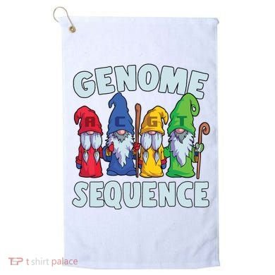 Genome Sequence Funny Gnome Biology Physics Science Pun Golf Towel