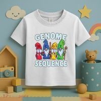 Genome Sequence Funny Gnome Biology Physics Science Pun Toddler T-Shirt thumb 3