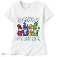 Genome Sequence Funny Gnome Biology Physics Science Pun Women's T-Shirt thumb 0