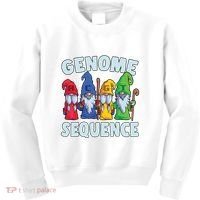 Genome Sequence Funny Gnome Biology Physics Science Pun Kids Sweatshirt thumb 0