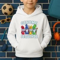 Genome Sequence Funny Gnome Biology Physics Science Pun Kids Hoodie thumb 2