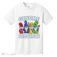 Genome Sequence Funny Gnome Biology Physics Science Pun Kids T-Shirt thumb 0