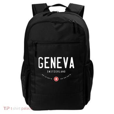 Geneva Switzerland Flag Cool Gift Backpack