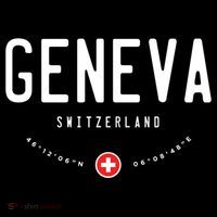 Geneva Switzerland Flag Cool Gift Women's Hoodie thumb 2