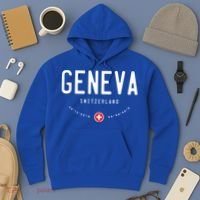Geneva Switzerland Flag Cool Gift Hoodie thumb 3