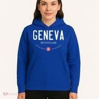 Geneva Switzerland Flag Cool Gift Hoodie thumb 5