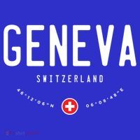 Geneva Switzerland Flag Cool Gift Hoodie thumb 7
