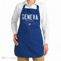 Geneva Switzerland Flag Cool Gift Apron thumb 2