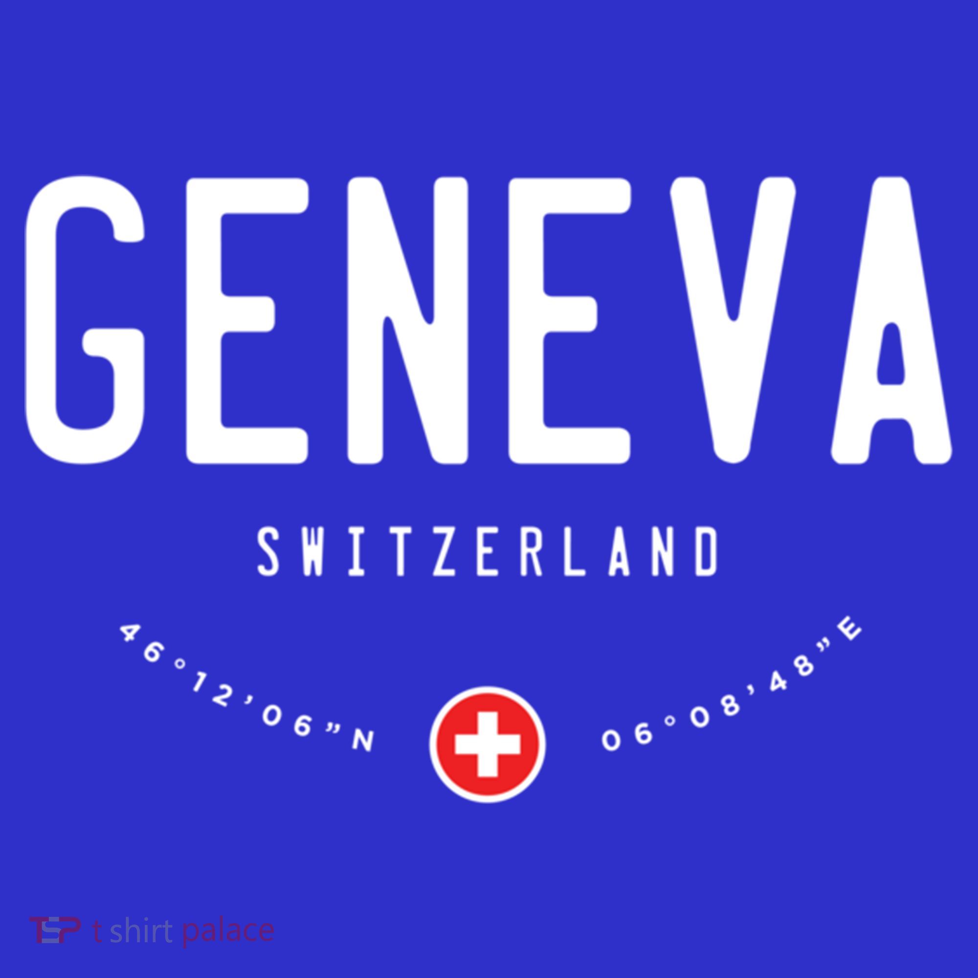 Geneva Switzerland Flag Cool Gift Polo
