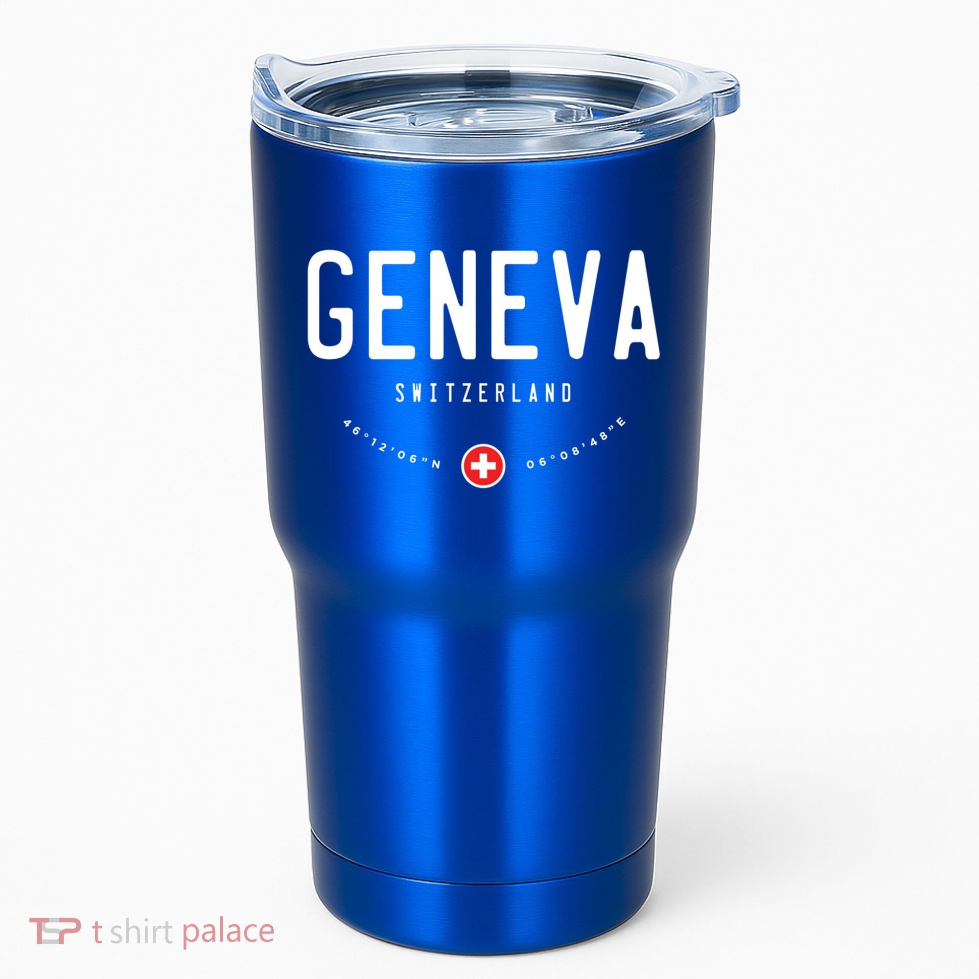 Geneva Switzerland Flag Cool Gift Tumbler