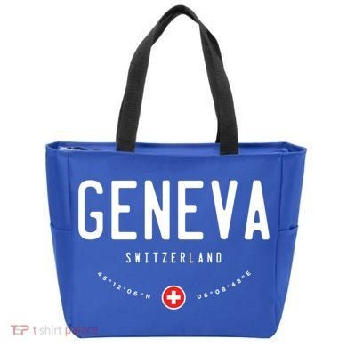 Geneva Switzerland Flag Cool Gift Tote Bag