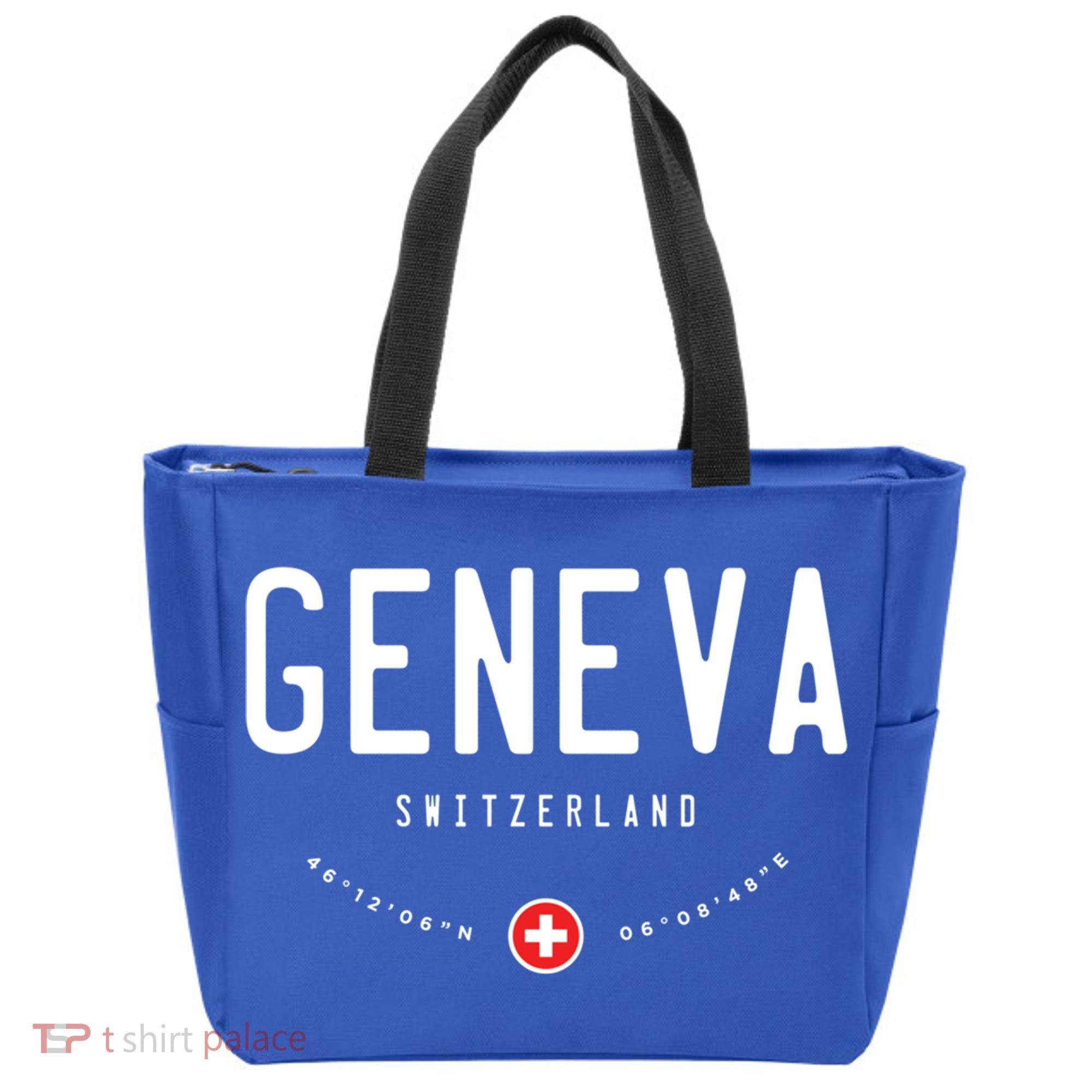 Geneva Switzerland Flag Cool Gift Tote Bag