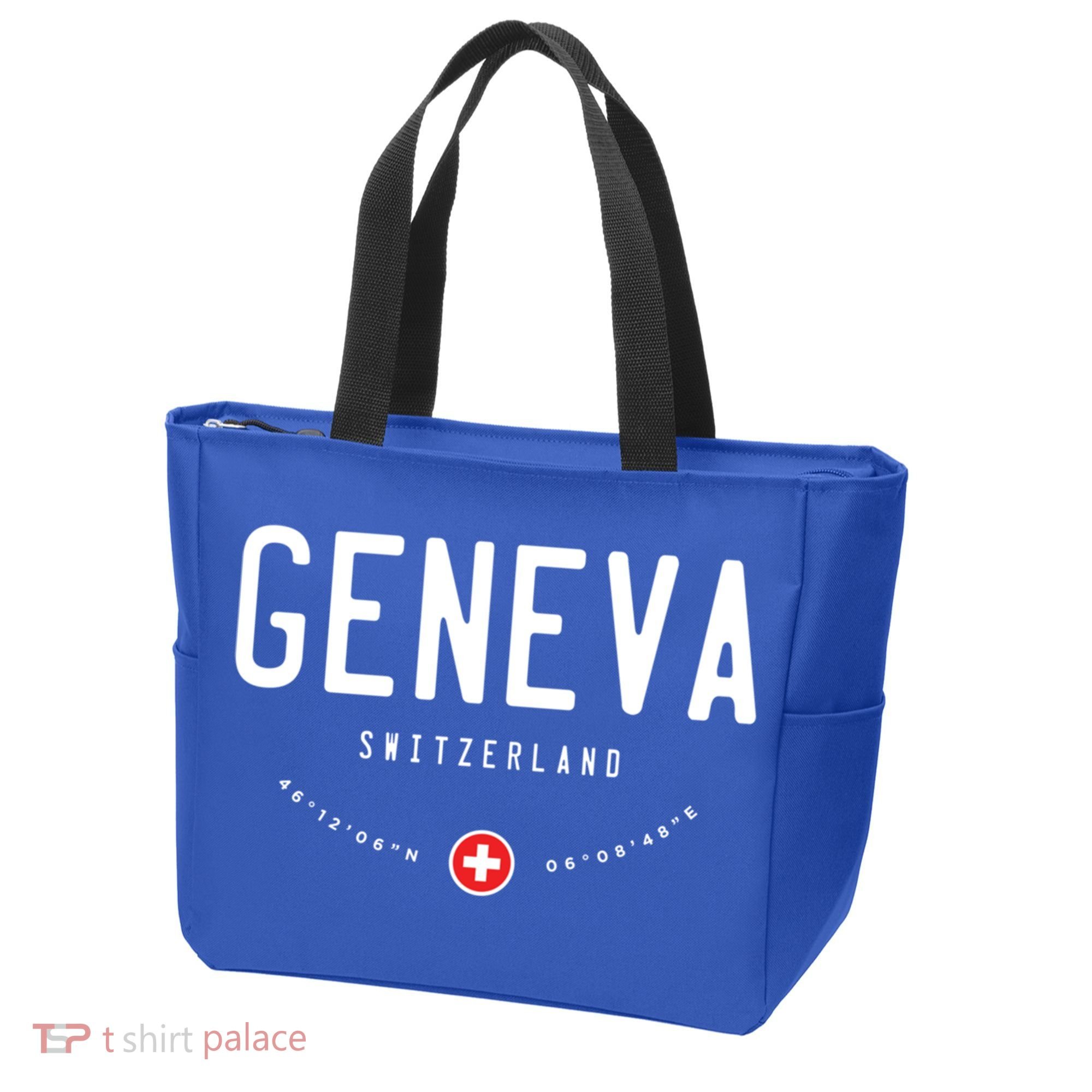 Geneva Switzerland Flag Cool Gift Tote Bag
