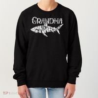 Grandma Shark Family Matching Jawsome Gift Women's Sweatshirt thumb 0