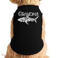 Grandma Shark Family Matching Jawsome Gift Doggie Tank thumb 0