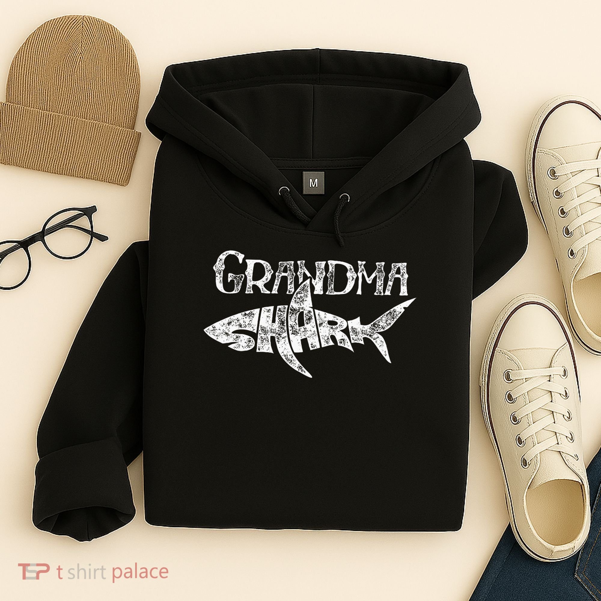 Grandma Shark Family Matching Jawsome Gift Hoodie
