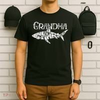 Grandma Shark Family Matching Jawsome Gift T-Shirt thumb 6