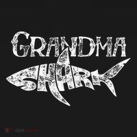 Grandma Shark Family Matching Jawsome Gift Women's Hoodie thumb 2