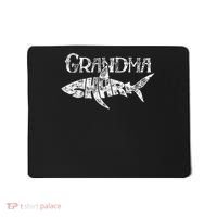 Grandma Shark Family Matching Jawsome Gift Mousepad thumb 0