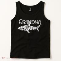 Grandma Shark Family Matching Jawsome Gift Tank Top thumb 2