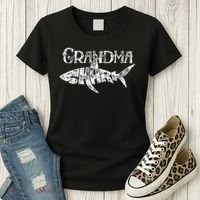 Grandma Shark Family Matching Jawsome Gift Women's T-Shirt thumb 3