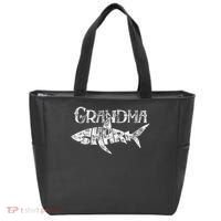 Grandma Shark Family Matching Jawsome Gift Tote Bag thumb 0