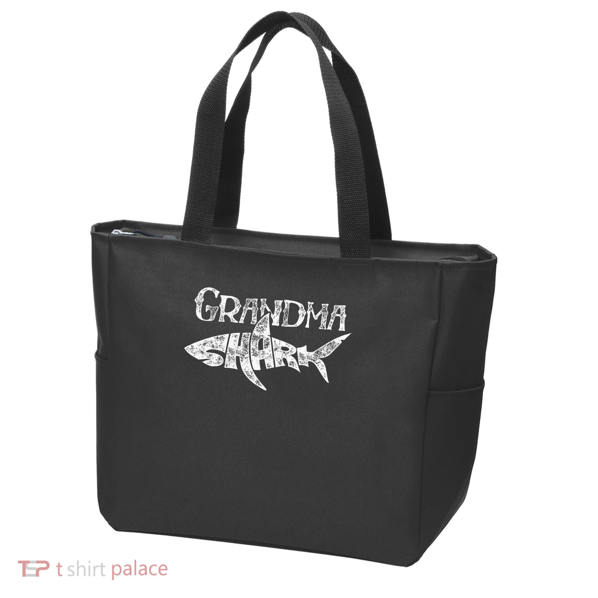Grandma Shark Family Matching Jawsome Gift Tote Bag