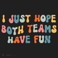 Groovy style Funny Football, I Just Hope Both Teams Have Fun Comfort Colors Heavyweight Long Sleeve T-Shirt thumb 2