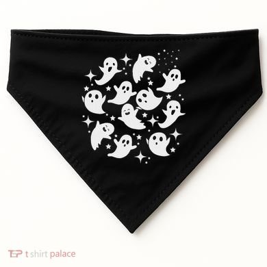 Ghostly Stars Fall USA-Made Doggie Bandana