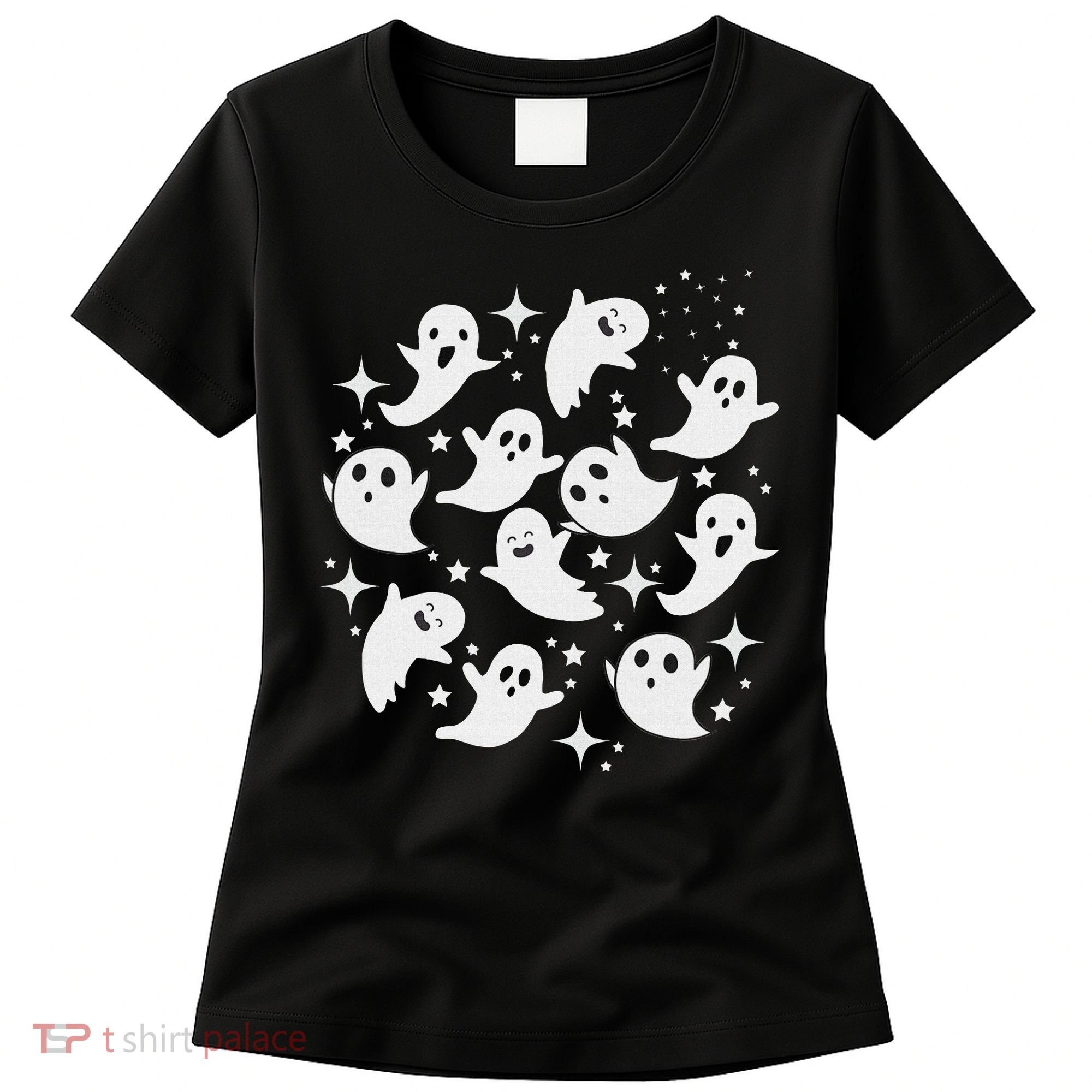 Ghostly Stars Fall Women's T-Shirt