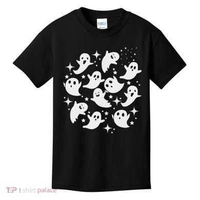 Ghostly Stars Fall Kids T-Shirt