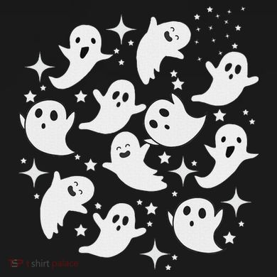 Ghostly Stars Fall Tote Bag