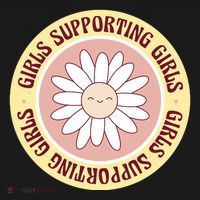 Girls Supporting Girls Sunflower Feminist Women's Hoodie thumb 2