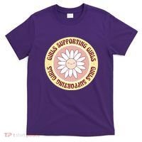 Girls Supporting Girls Sunflower Feminist T-Shirt thumb 0