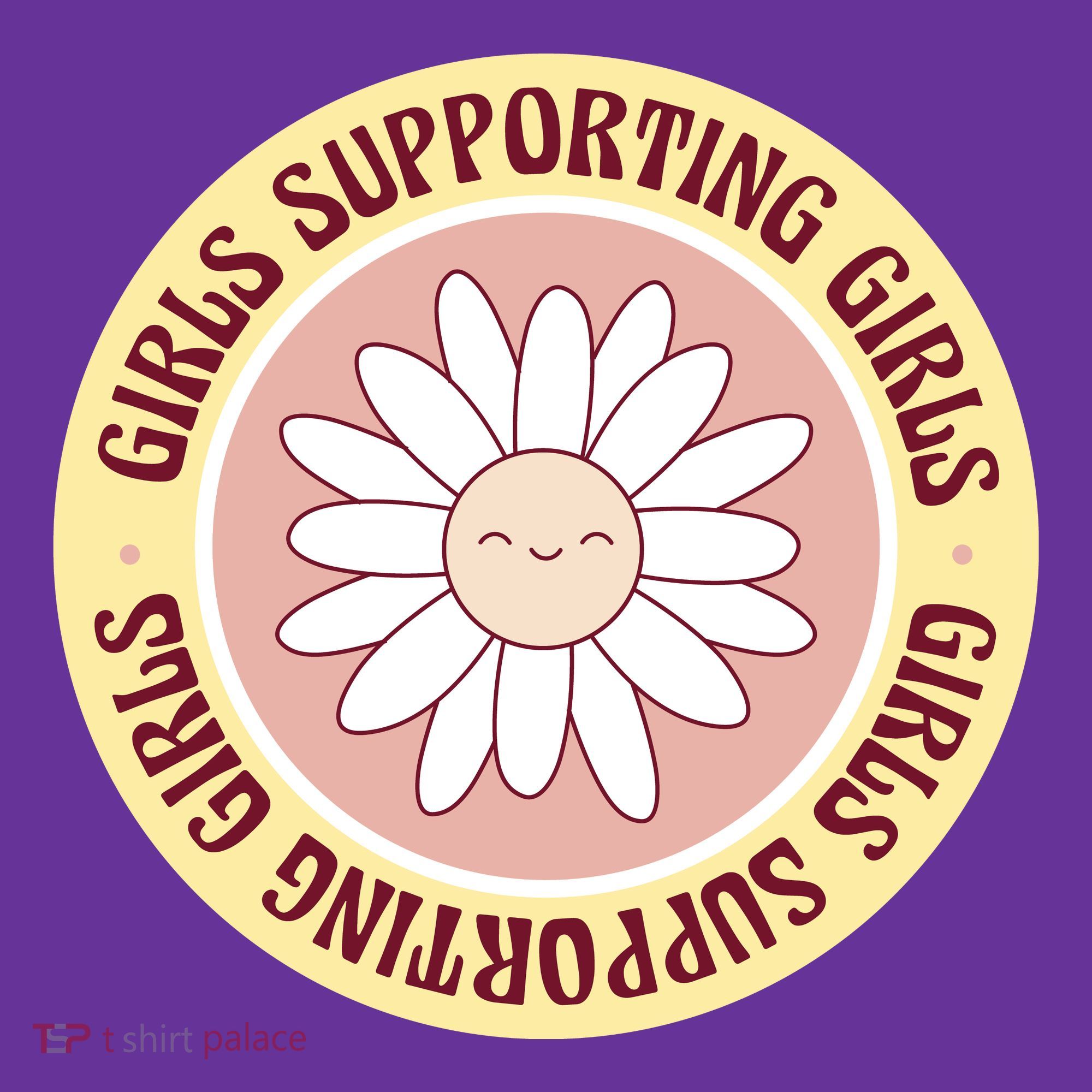 Girls Supporting Girls Sunflower Feminist T-Shirt