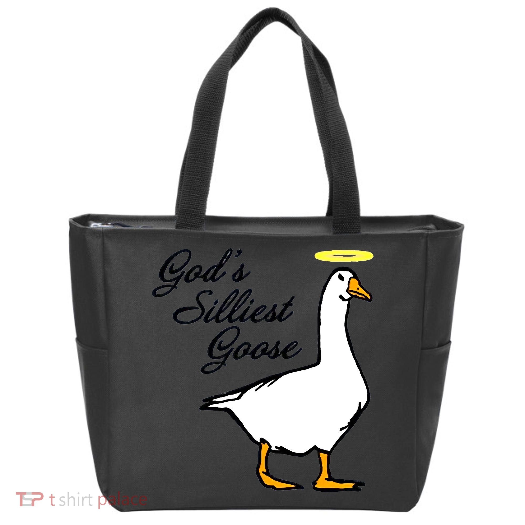God's Silliest Goose Tote Bag