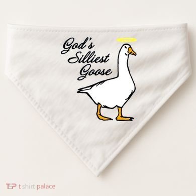 God's Silliest Goose USA-Made Doggie Bandana