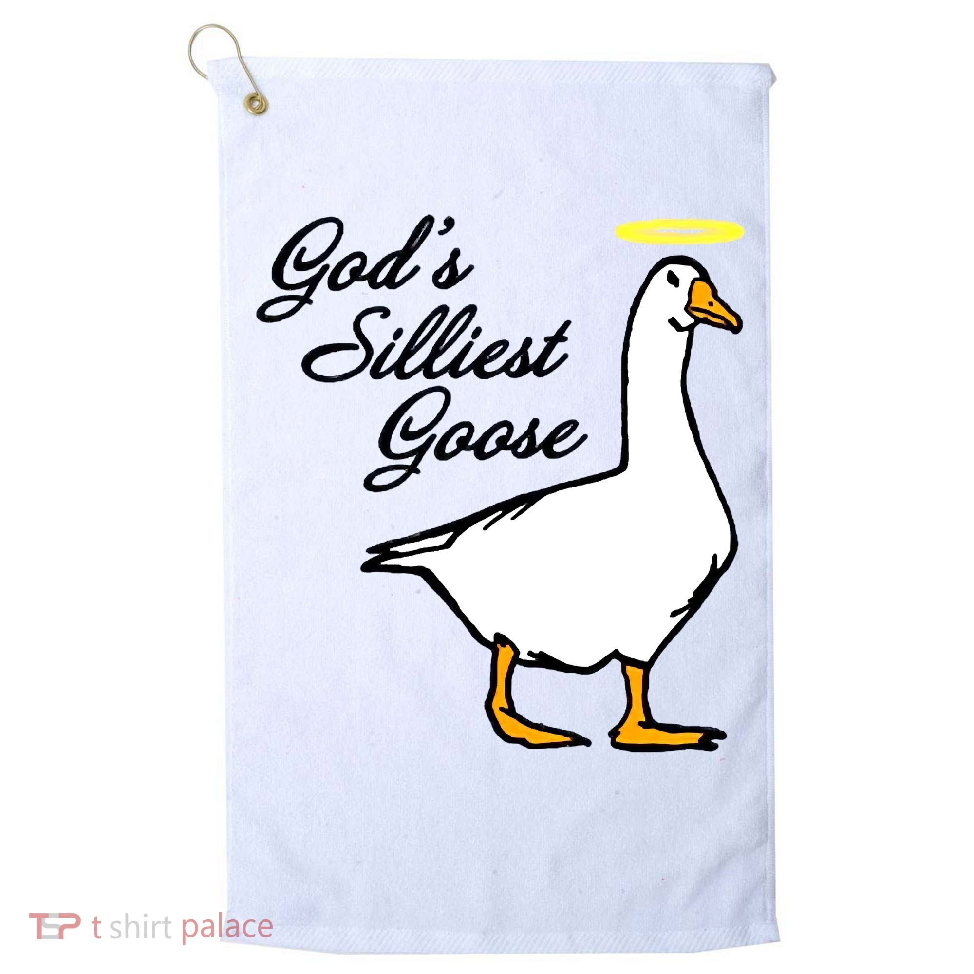God's Silliest Goose Golf Towel