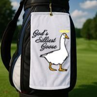God's Silliest Goose Golf Towel thumb 2