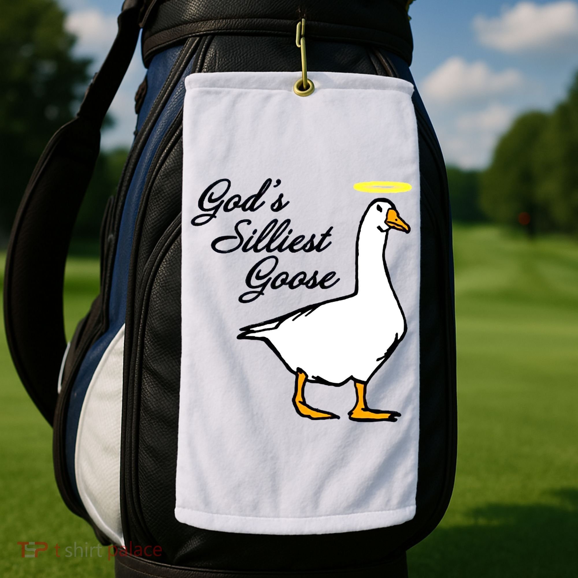 God's Silliest Goose Golf Towel