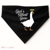 God's Silliest Goose USA-Made Doggie Bandana thumb 0